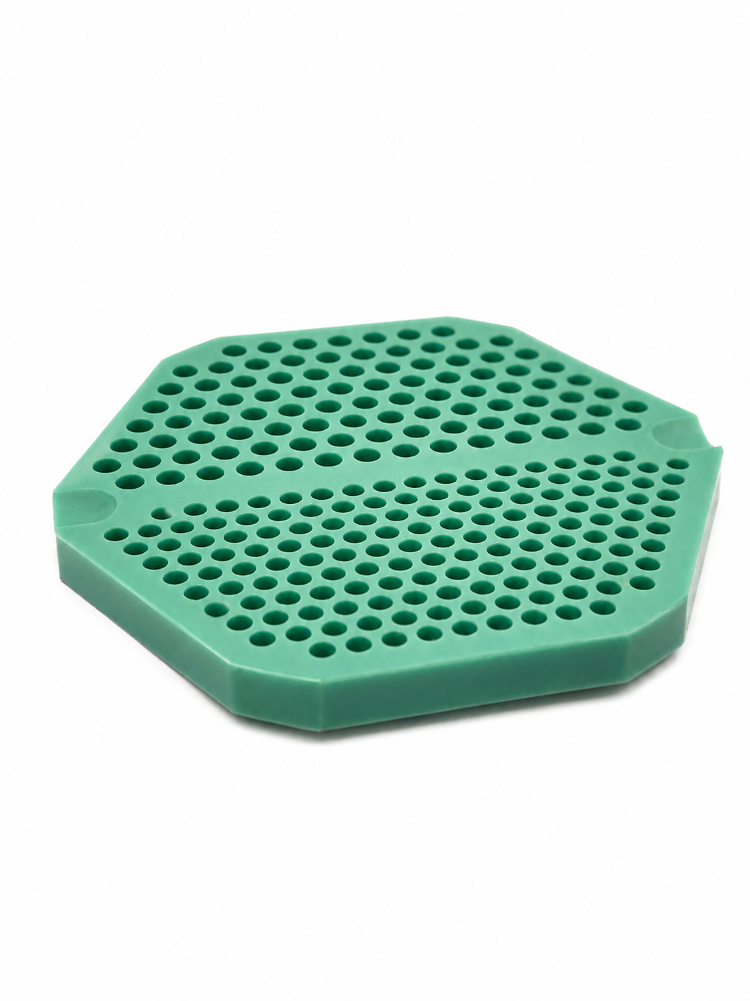 Multi-Purpose Silicone Hot Pad Set of 4 – Heat-Resistant Trivet, Coaster & Non-Slip Mat | Food-Grade, Flexible, Dishwasher-Safe | Green, 10mm Thickness || FOOD GRADE