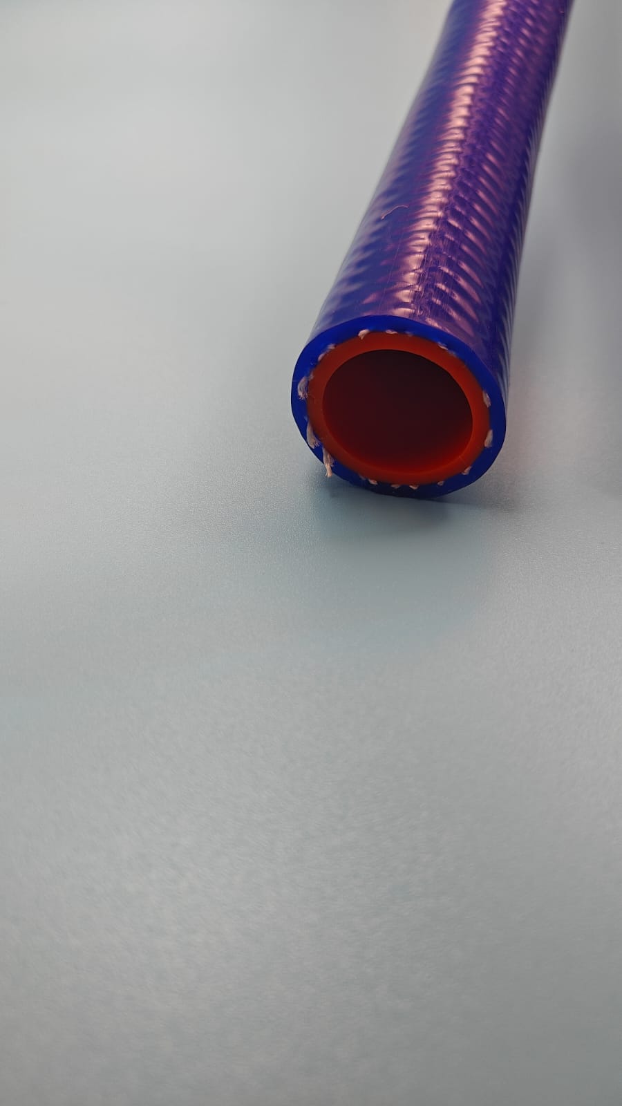 Silicone Heater Hose(Orange ID, Blue OD) 1 inch or 25mm ID , Thicknes 4.5 mm, 180 C working temperature