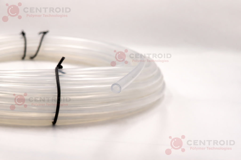 Silicone Rubber Tube ID 2mm(3/32 inch) OD 5 mm(13/64 inch) Transparent - 10 meter length Roll