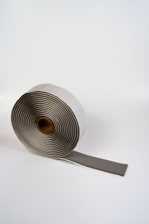 Grey Butyl Sealant Mastic Tape 5mm x 6mm x 10m for roofing and cladding lap joint sealing