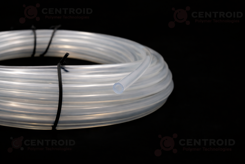 Silicone Rubber Tube ID 3mm(1/8 inch) OD 6 mm(1/4 inch) Transparent - 10 meter length Roll